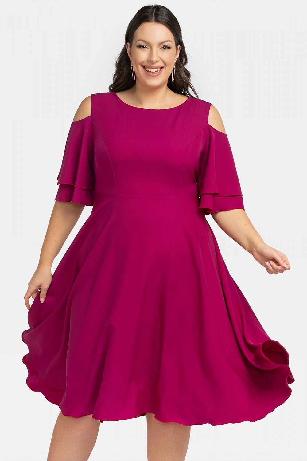Plus size dress model 198330